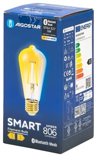 Lampadina LED dimmerabile FILAMENT MESH ST64 E27/6W/230V 2700-6500K - Aigostar