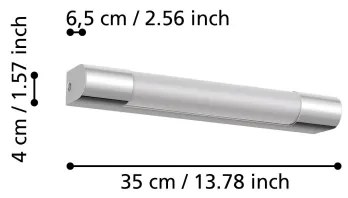 Eglo 98442 - Illuminazione a LED per specchio da bagno TRAGACETE LED/8W/230V IP44
