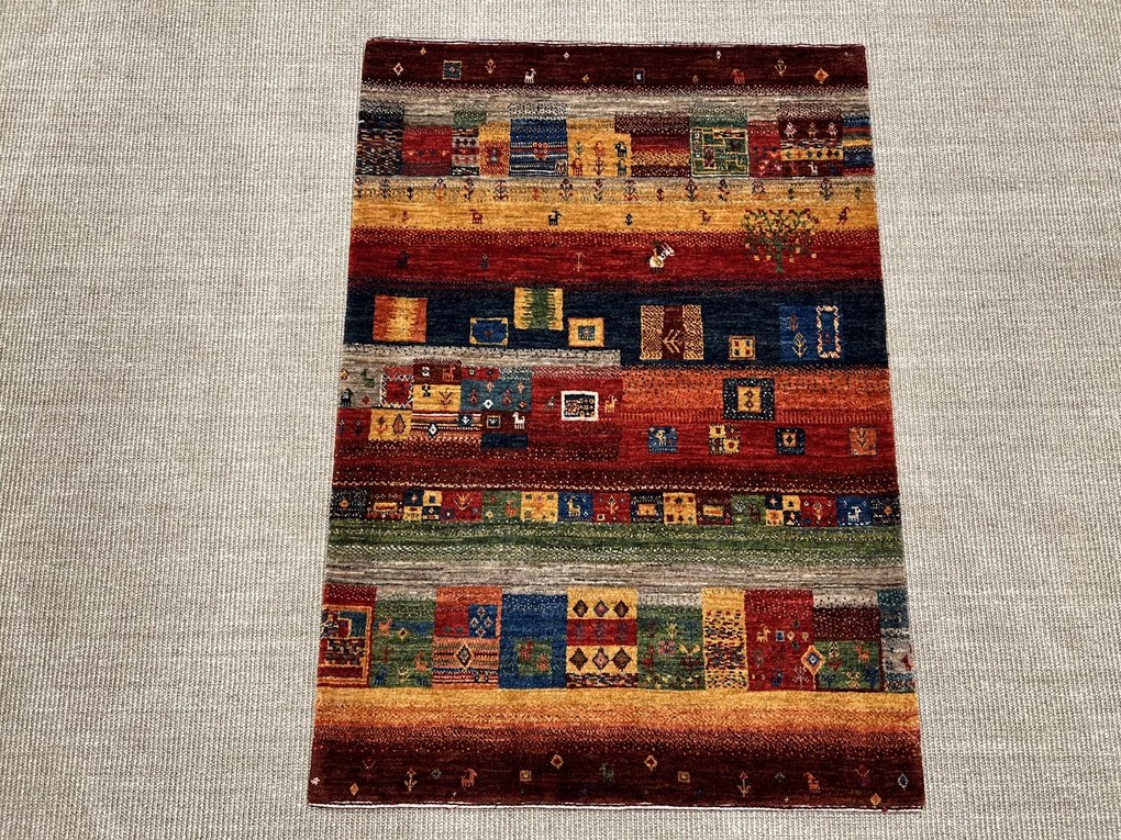 Loribaft Tappeto persiano 90x120 (Iran) Annodato A Mano