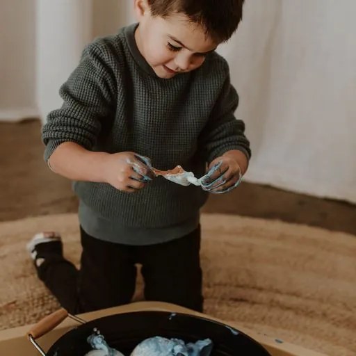 Tazze impilabili in silicone, oceano