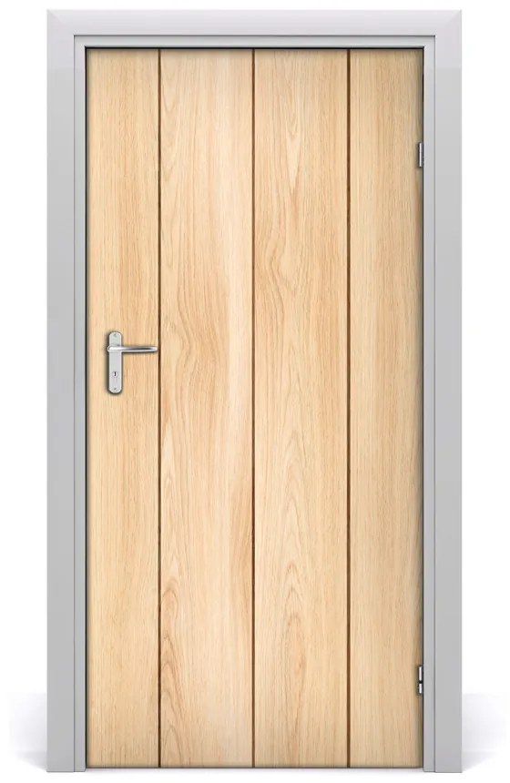 Poster adesivo per porta Sfondo di legno 85x205 cm