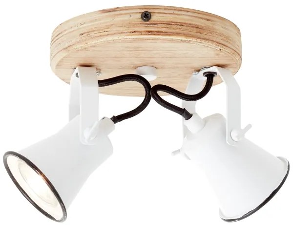 Brilliant - Faretto SEED 2xGU10/5W/230V bianco/beige