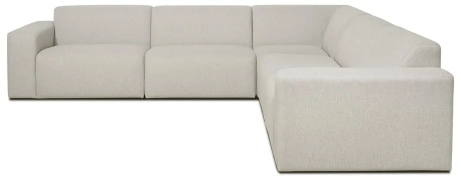 Divano con penisolare beige Roxy - Scandic