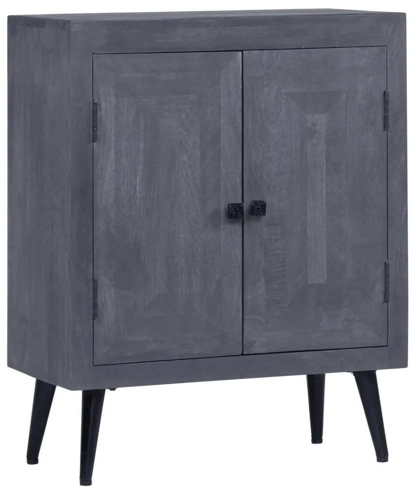 Credenza İn Legno Massello Di Mango 60x30x76 Cm /