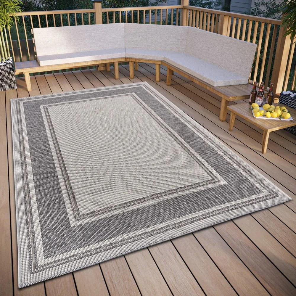 Tappeto grigio per esterni 155x235 cm Clyde Cast - Hanse Home