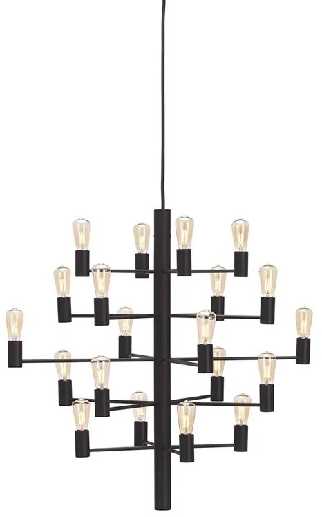 Manola 20 Lampadario Nero Dimmerabile LED - Herstal