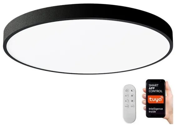 Immax NEO 07249L-Luce LED dimmerabile SEMPLICI 48W/230V Wi-Fi Tuya black+ TC