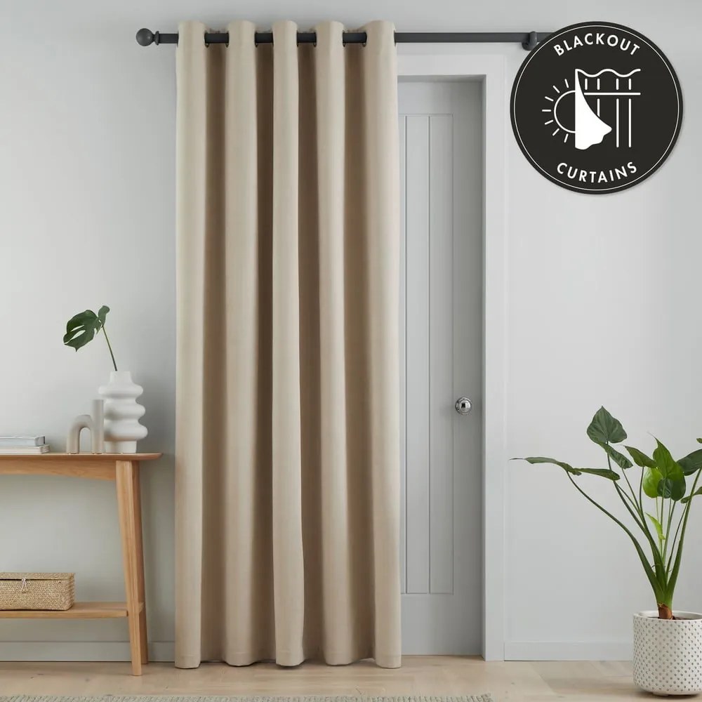Tenda oscurante/termoisolante beige alla porta 168x213 cm Wilson – Catherine Lansfield