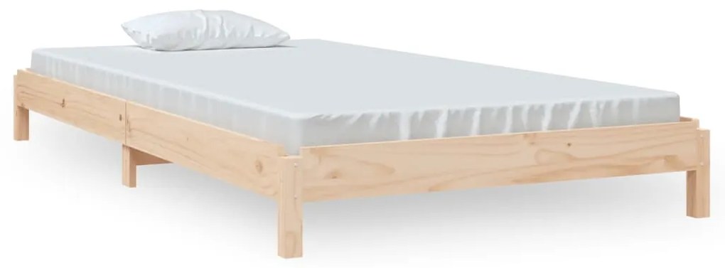 Letto impilabile 80x200cm in legno massello di pino