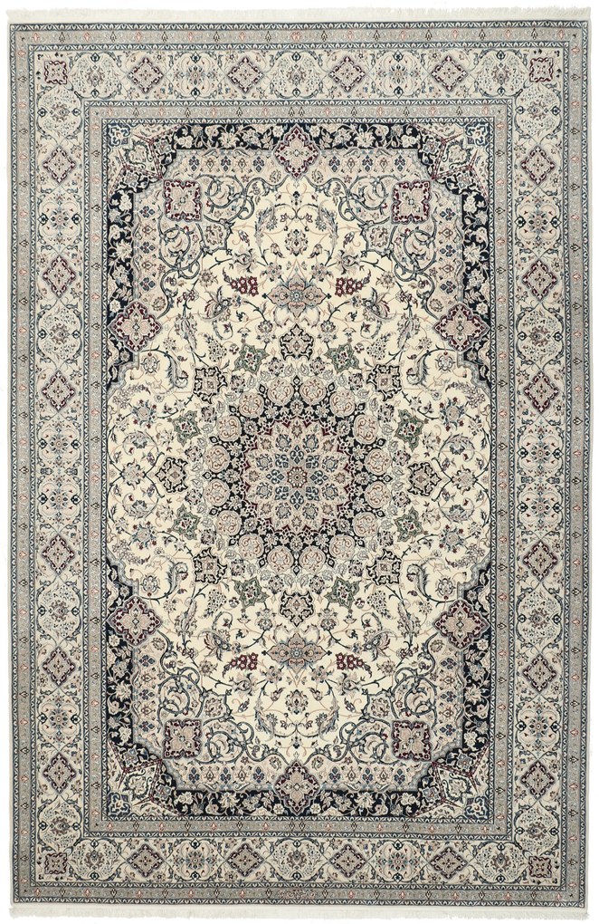 Nain Tappeto 220x320 (Iran) Annodato A Mano