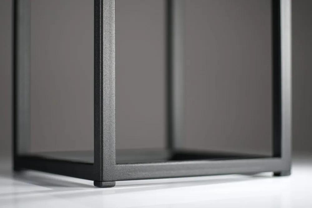Fioriera in metallo nero di alta qualità LOFT FIORINO 42X22X50 cm