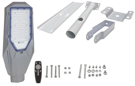 Proiettore LED dimmerabile con pannello solare LED/200W/20000 mAh 6500K IP65 grigio