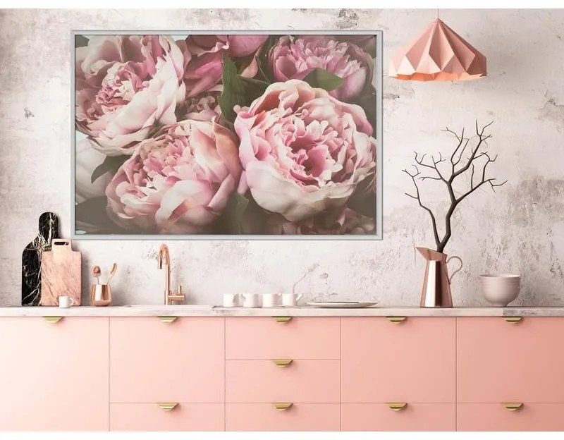 Poster Pastel Peonies