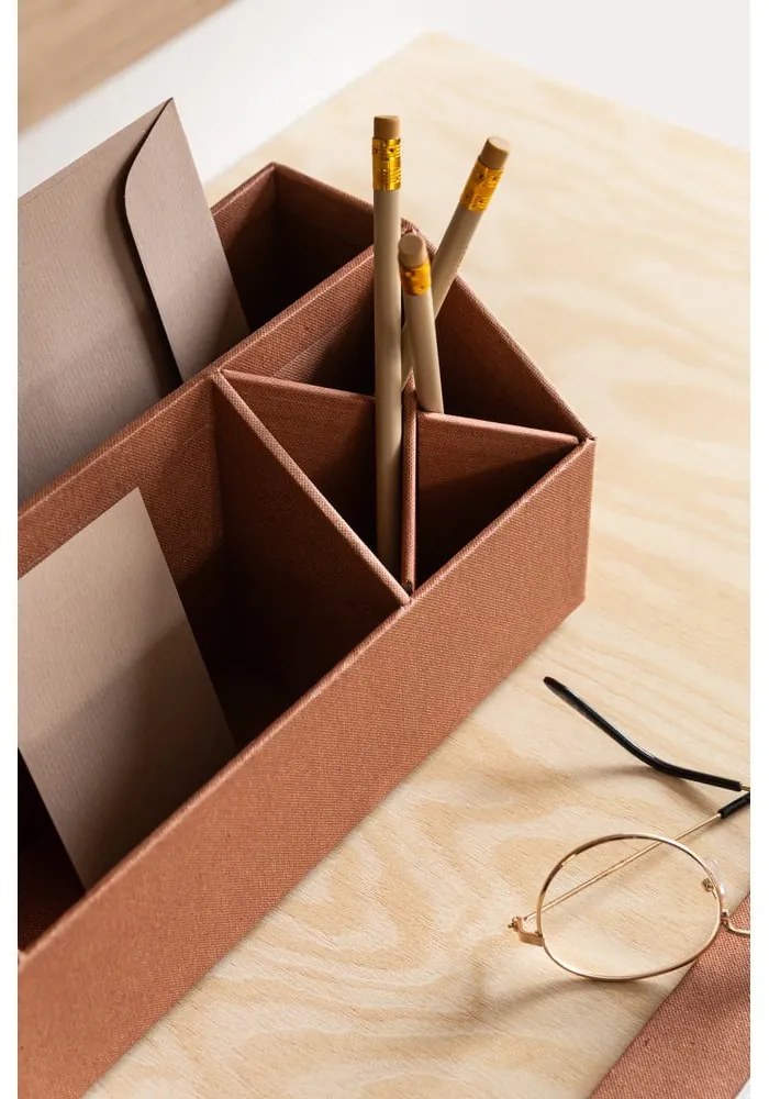 Organizer in cartone per cancelleria Elisa Restore Paper Laminate – Bigso