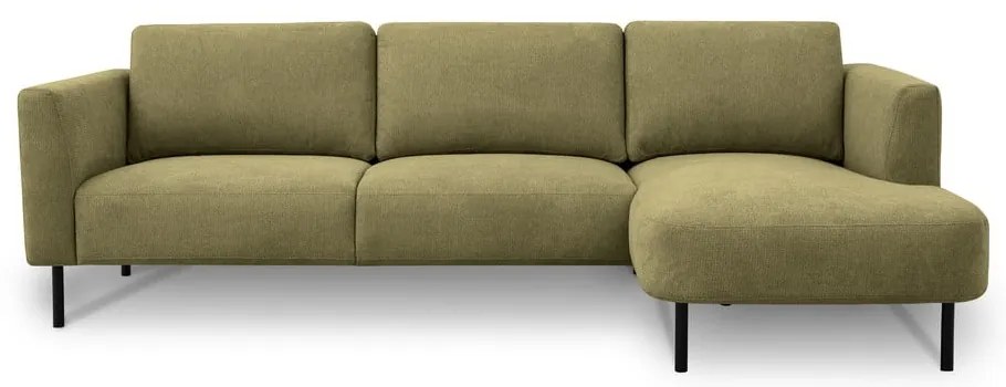 Divano angolare color senape (con penisola a destra) Hero – Scandic