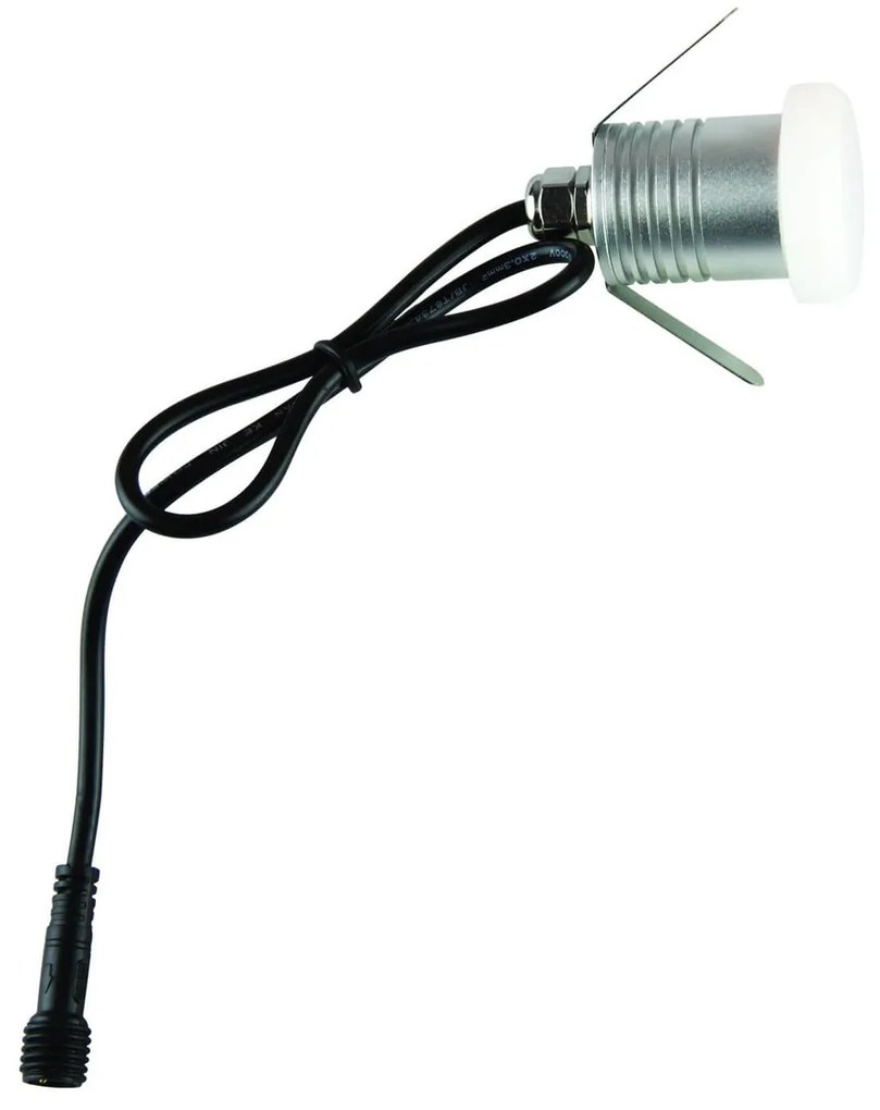 Faretto LED 1W IP65 Tondo Luce Diffusa - Professional Colore Bianco Naturale 4.000K