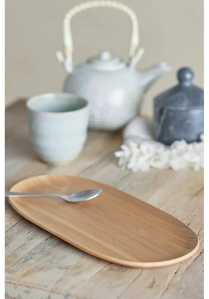 Vassoio decorativo in rovere 15x31 cm Leyton - Bloomingville