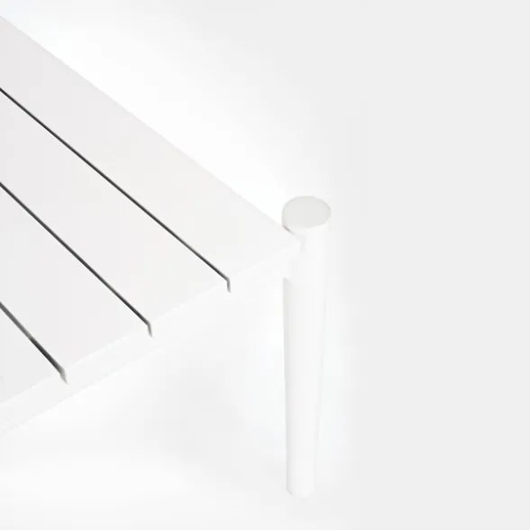 Salotto in corda da esterno tortora e bianco con tavolino e cuscini Calypso Bizzotto