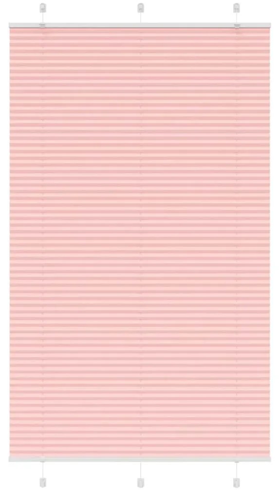 Tenda Plissettata Rosa 120x200 Cm Larghezza Tessuto 119,4 Cm /