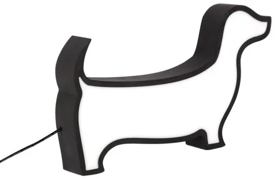 Lampada da scrivania per bambini DOG LED/12W/230V nera