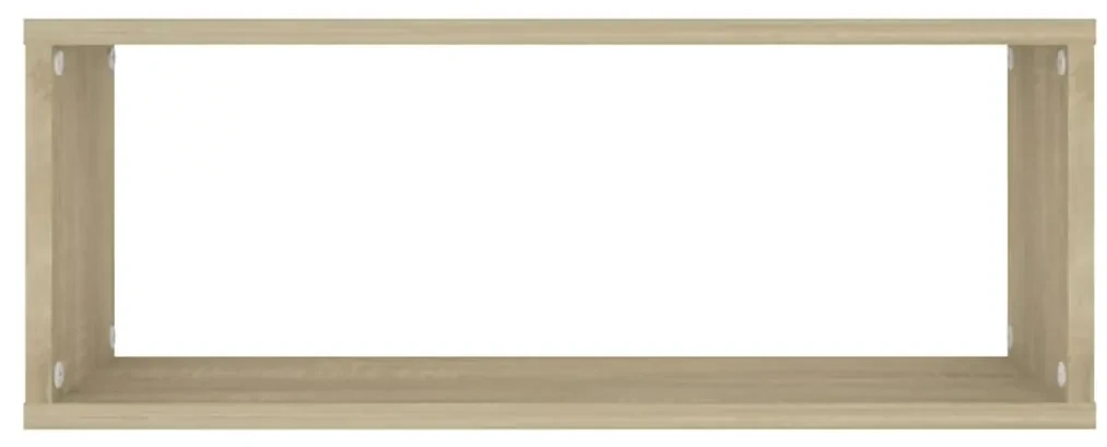 Mensole a cubo 6 pz sonoma 60x15x23 cm in truciolato