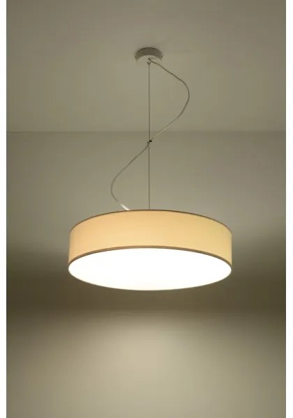 Lampadario a sospensione con filo ARENA 45 3xE27/60W/230V bianco