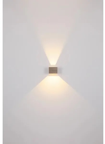 Globo 15553W1W - Applique a LED ALINA LED/8W/230V marrone