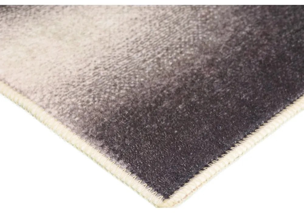 Tappeto lavabile bianco e nero 200x80 cm - Vitaus