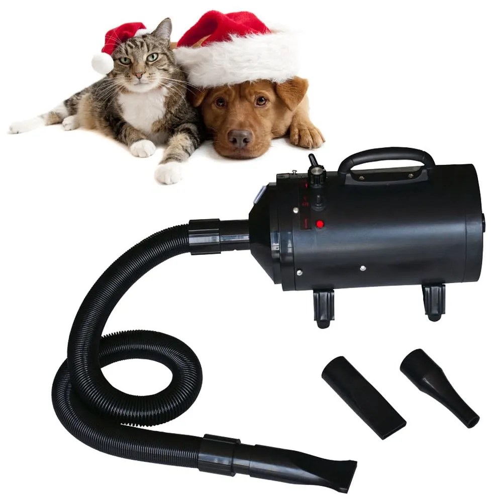 Phon per cani con 3 ugelli nero 2400 w