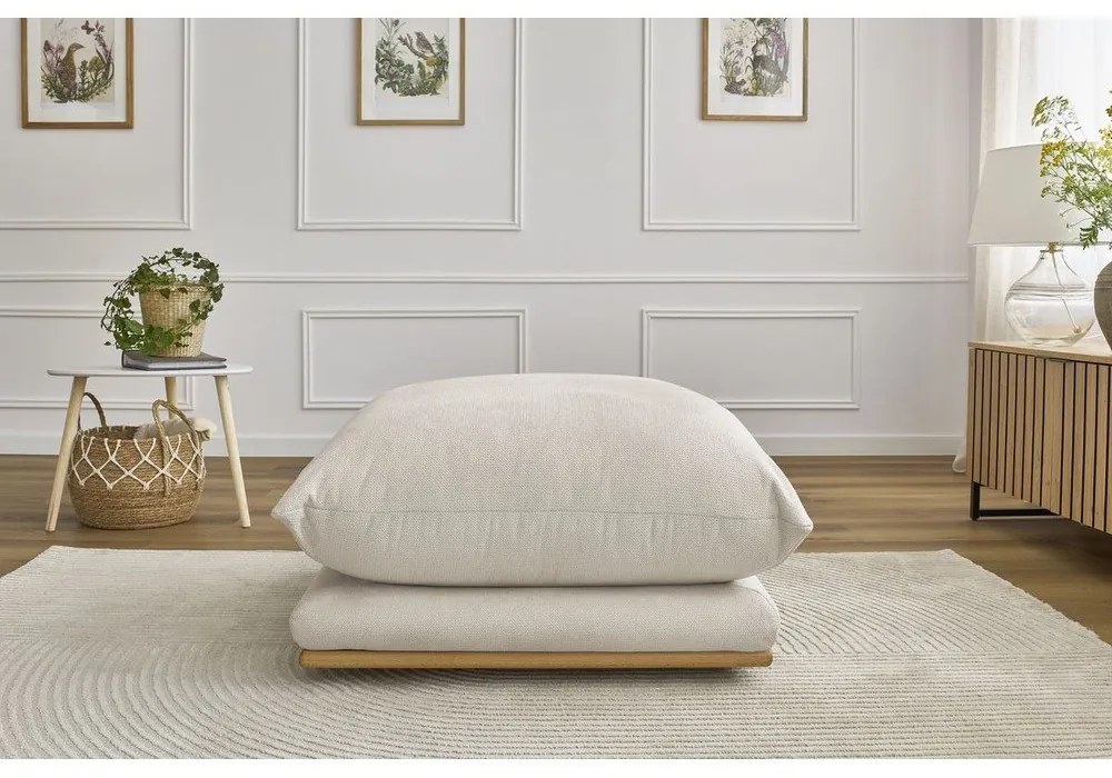 Poggiapiedi color crema Ernest – Bobochic Paris