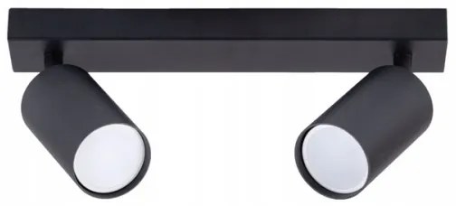 Faretto 2xGU10/35W/230V nero