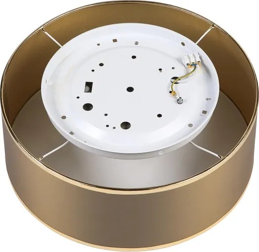 Plafoniera da soffitto SIRJA LED/20W/230V 4000K Ø 35 cm marrone/oro