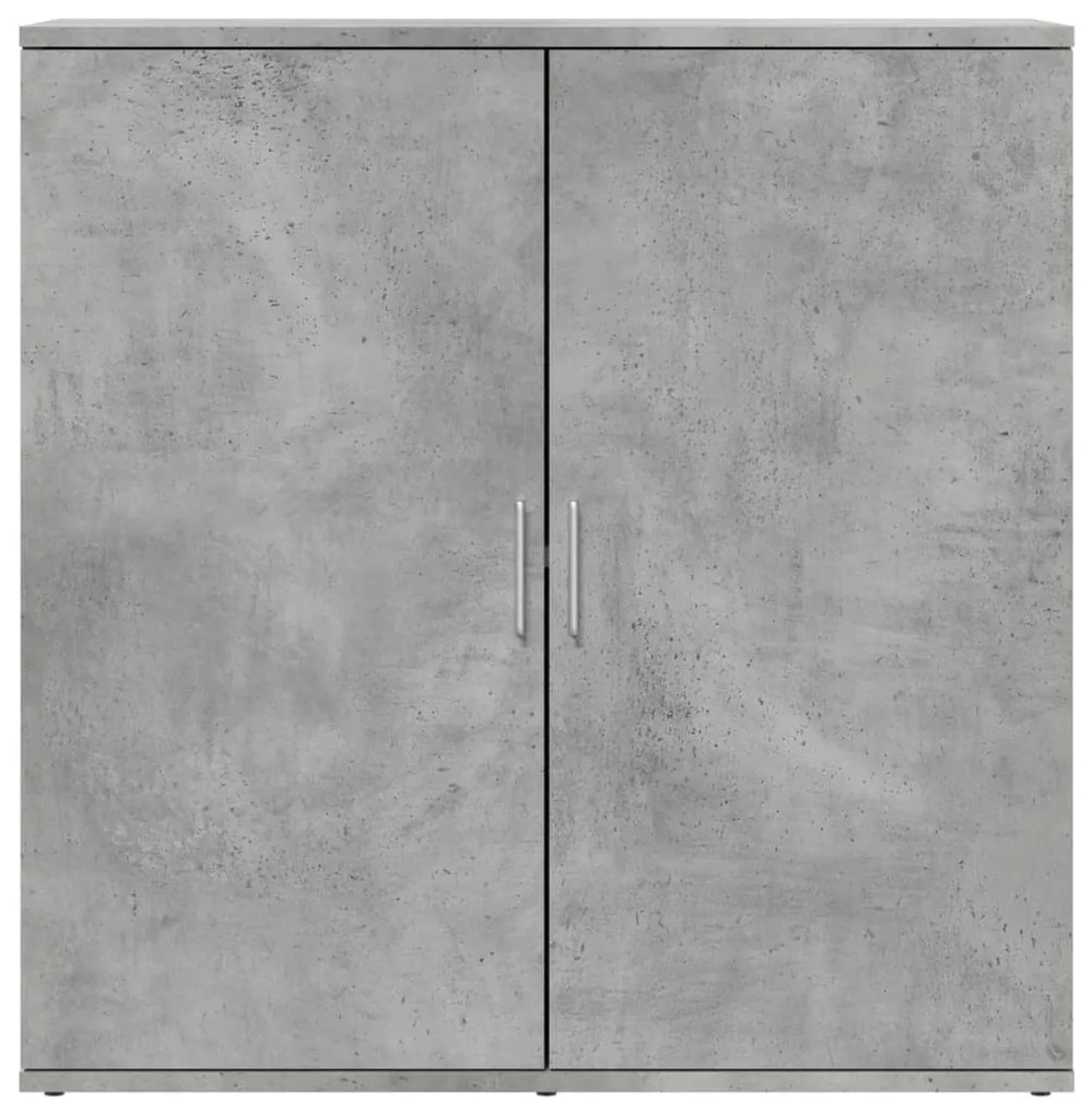 Credenza grigio cemento 79x38x80 cm in legno multistrato