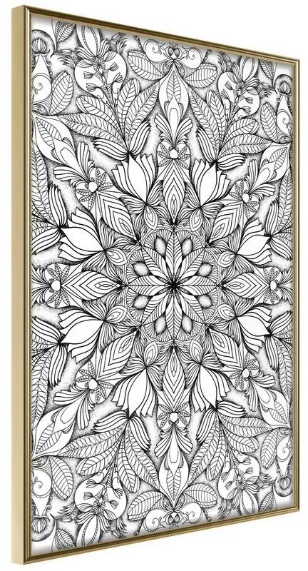 Poster Colourless Mandala