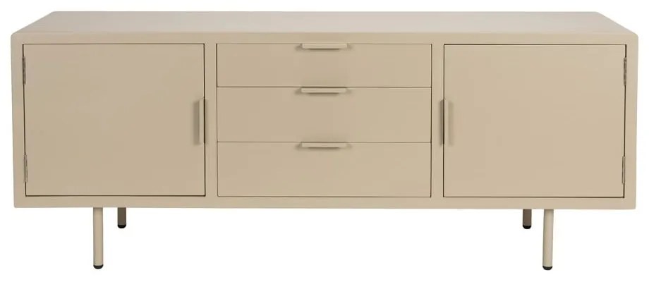 Cassettiera beige 140x55x40 cm Kos – White Label
