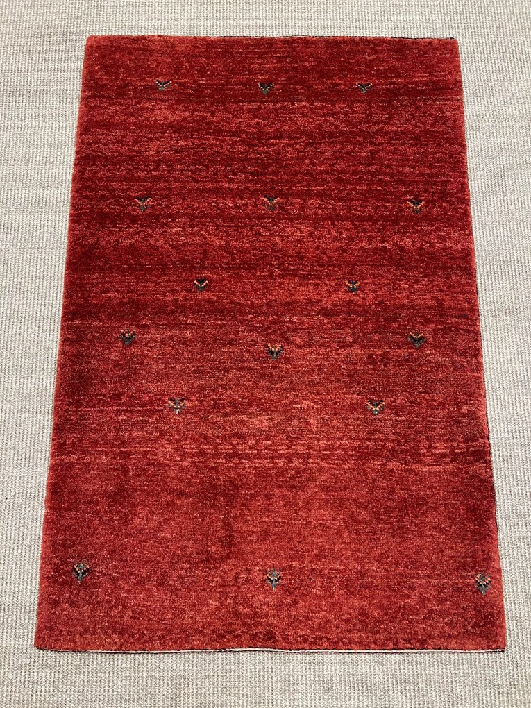 Gashguli Tappeto 80 x 130 Rosso (Iran) Annodato A Mano