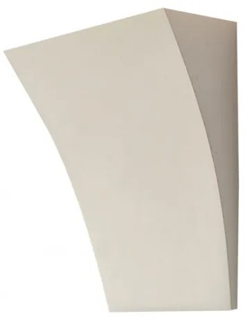 Applique in Gesso Pitturabile 195x100x250 da parete G9 Colore del corpo Pitturabile