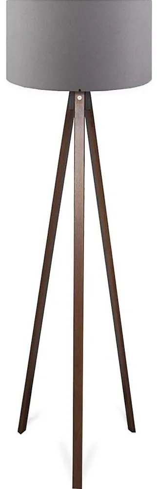 Lampada da terra AYD 1xE27/40W/230V marrone/grigio