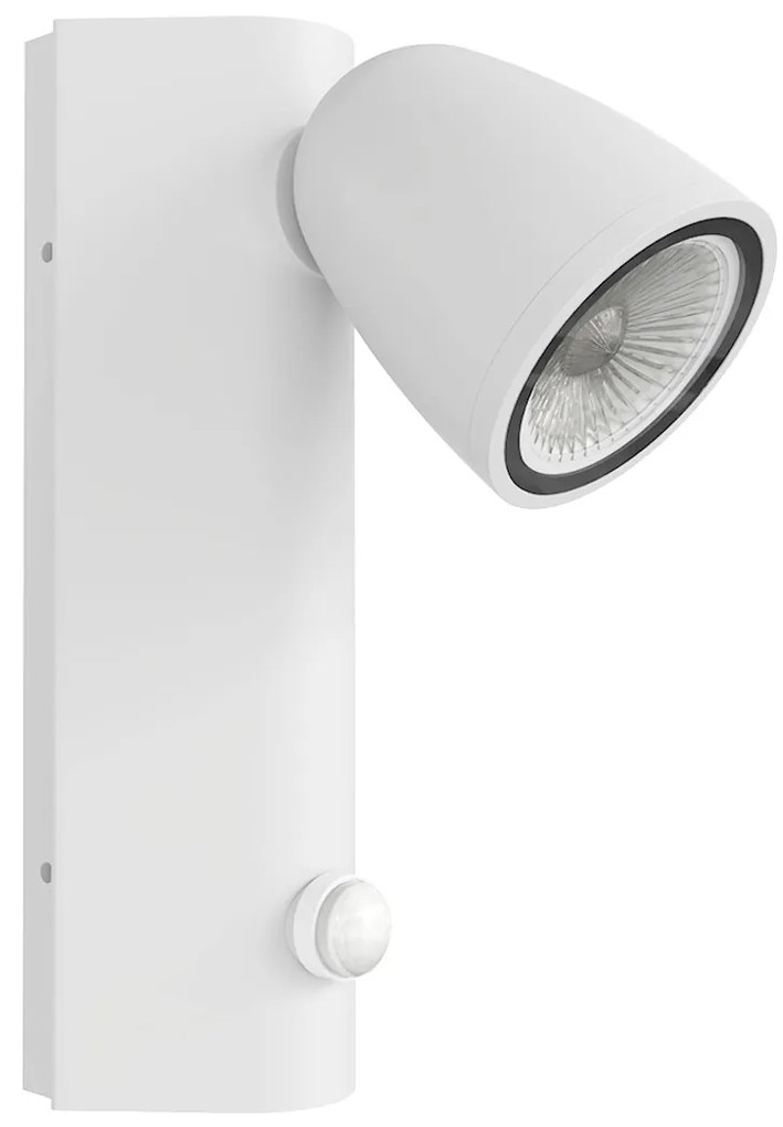 Applique da Esterno GU10 IP65 con Sensore Movimento AXIS - Bianca