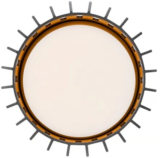 Nordlux - Plafoniera da esterno ALUDRA 1xE27/15W/230V antracite