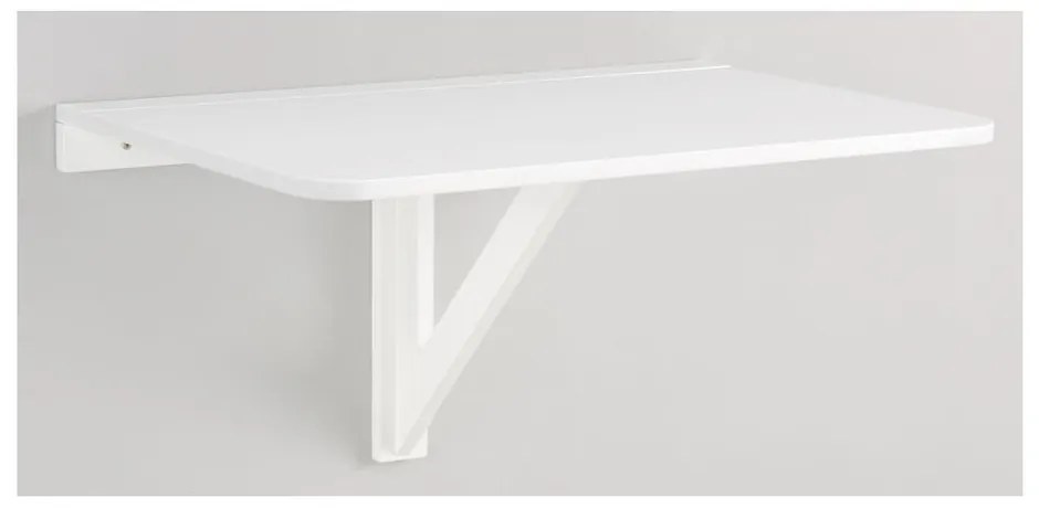 Tavolo da parete pieghevole bianco , 56 x 80 cm Trento - Støraa