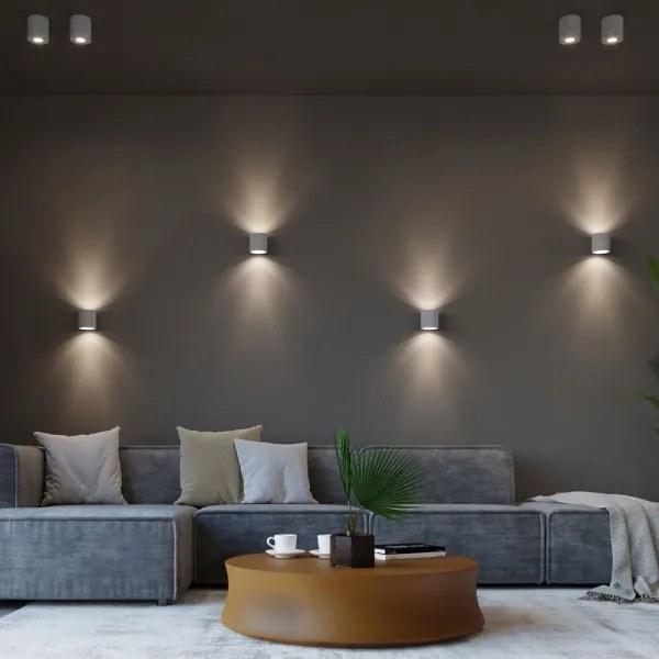 Sollux SL.0486 - Applique ORBIS 1xG9/40W/230V calcestruzzo