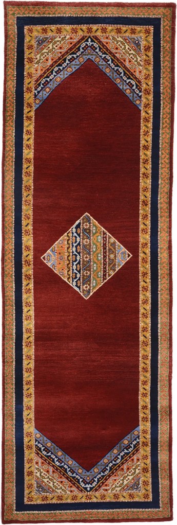 Loribaft Tappeto 80 x 250 (Indian) Annodato A Mano