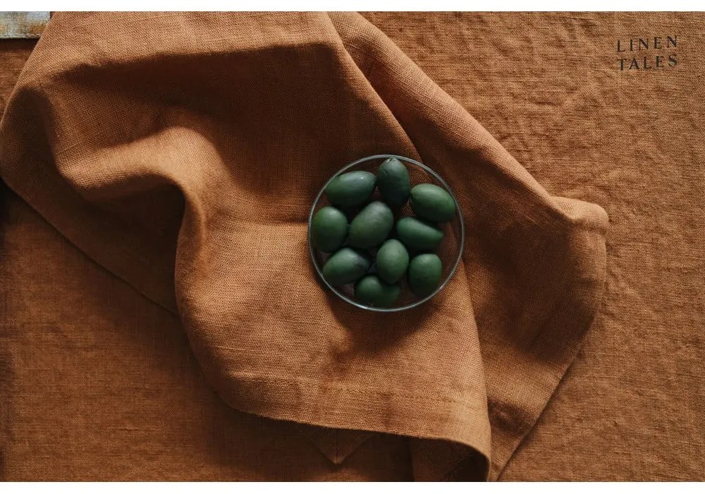 Federa 45x45 cm Hazelnut - Linen Tales