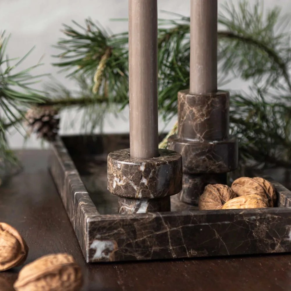 Vassoio decorativo in marmo 16x31 cm Marble - Mette Ditmer Denmark