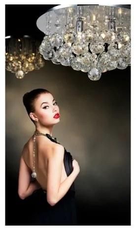 Azzardo AZ1286 - Plafoniera BOLLA 5xG9/40W/230V