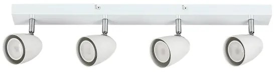 Rabalux 73022 - Faretto PERICO 4xGU10/5W/230V bianco