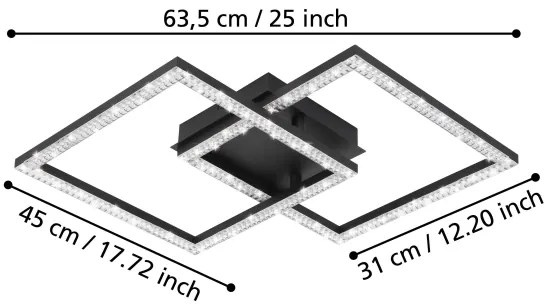Eglo 99799 - Plafoniera LED LEJIAS LED/21W/230V