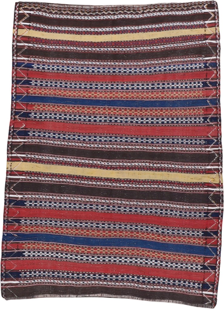 Kilim Tappeto 160x260 (Tacchino) Tessuto A Mano