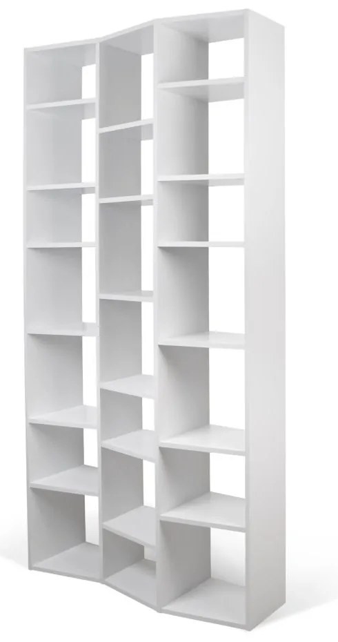 Libreria bianca 108x224 cm Valsa - TemaHome